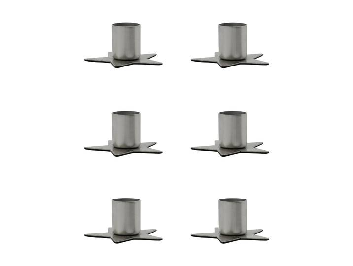House Doctor Bougeoir Stage lot de 6 Argent