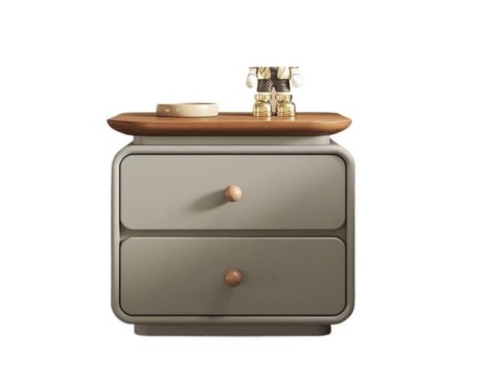xiuling4568 Nachttisch mit 2 Schubladen, Nachttisch, Schlafzimmermöbel, Drifted Gray-40 * 40 * 50/45 * 40 * 50/50 * 40 * 50/60 * 40 * 50 (cm)(Large)
