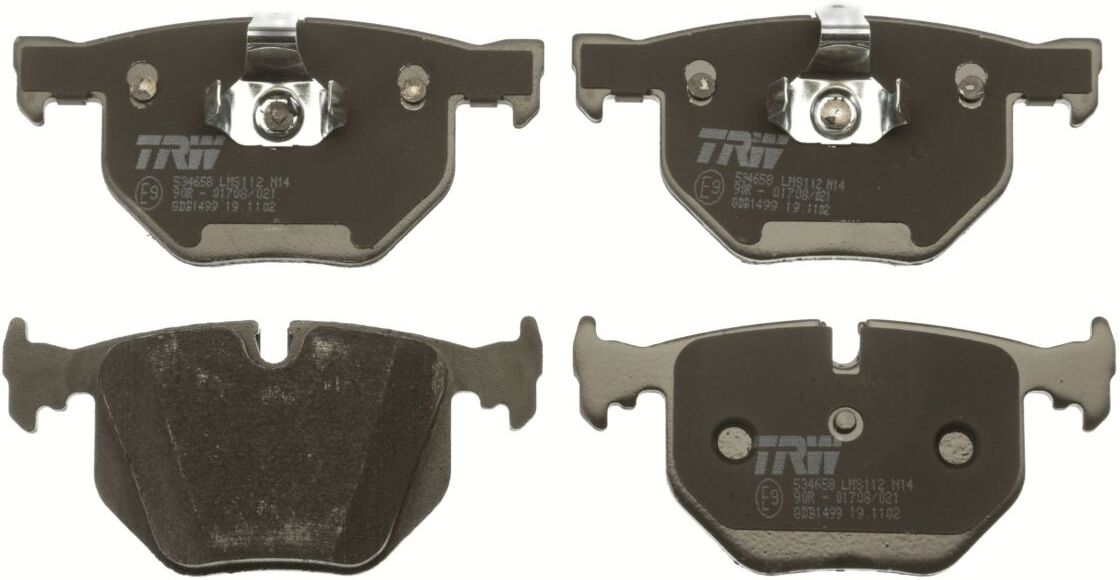 Bremsbelagsatz TRW GDB1499, Hinten