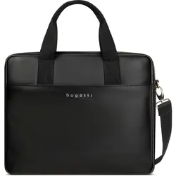 Bugatti Valencia Aktentasche Leder 37 cm Laptopfach (15.40"), Notebooktasche, Schwarz