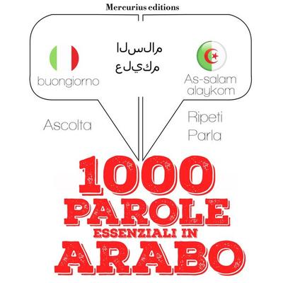 1000 parole essenziali in Arabo - JM Gardner, Audio, 9782821115040