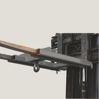 Eichinger-Industrie Lasthaken-Stapleraufsatz, für 2 Gabelstaplerzinken, bis 2000 kg, Stahl, anthrazitgrau RAL 7016