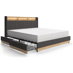 VitaliSpa, Bett, Nura mit 4 Schubladen (180 x 200 cm)