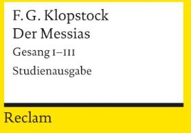Klopstock, Friedrich G - Der Messias: Gesang I - III. - Preis vom 19.10.2026 19:33:35 h