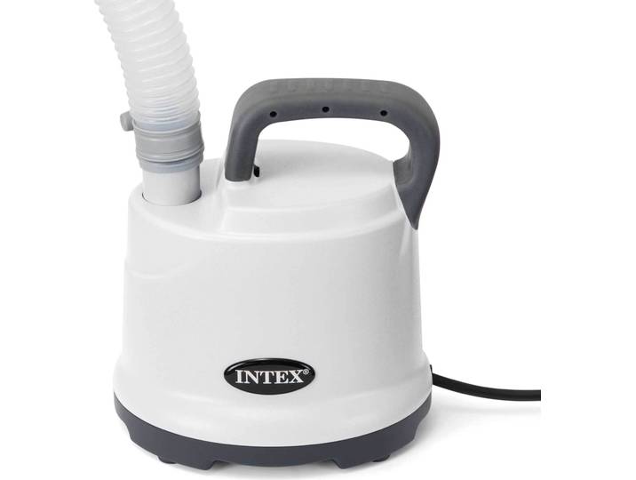INTEX 28606 Pool Ablass-Pumpe IPX8 (220V) 3595l/h 5m Schlauch 10m Leitung