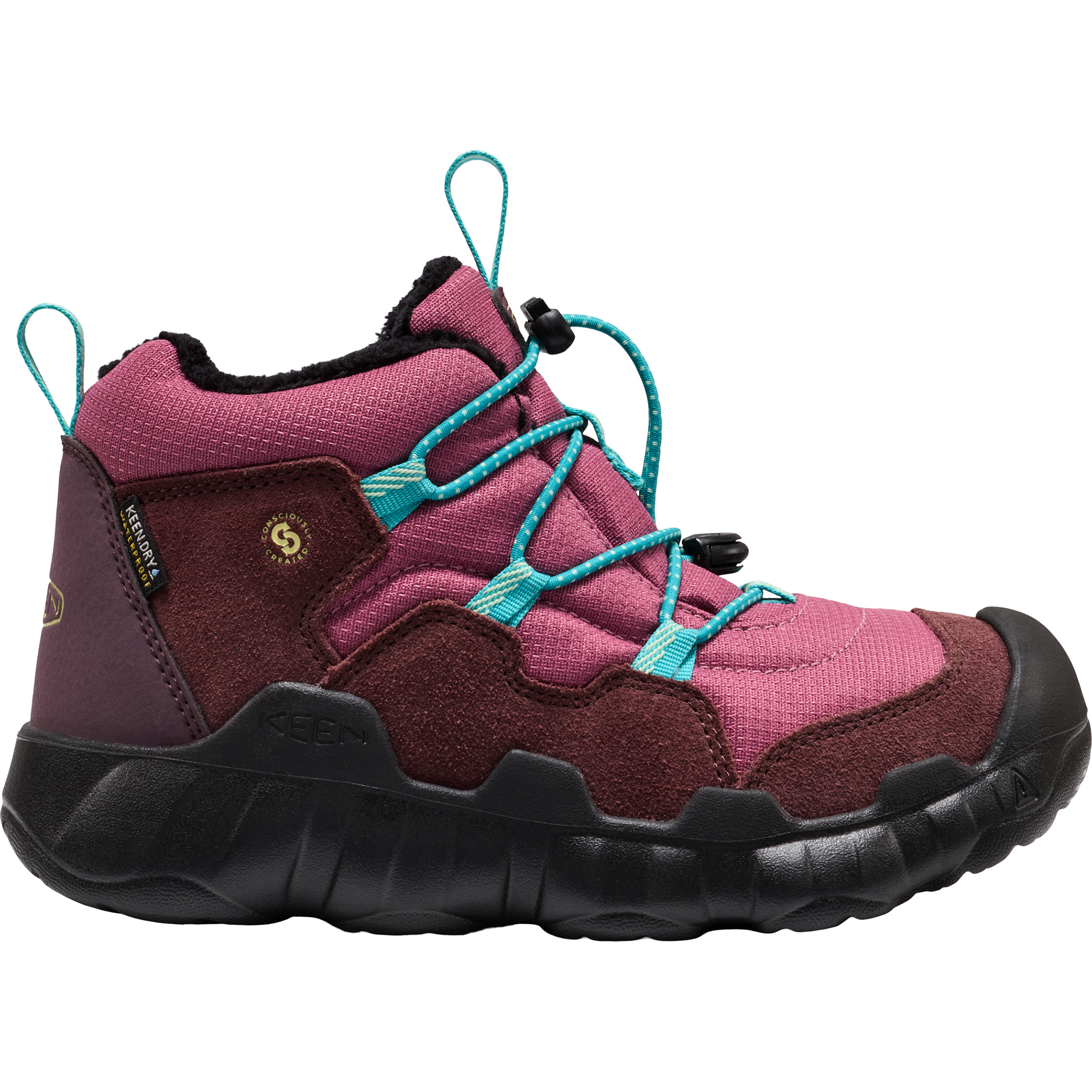 Keen Hypowser Chukka WP Kinder Winterschuhe & Winterstiefel schwarz Größe 38 Schnell trocknend
