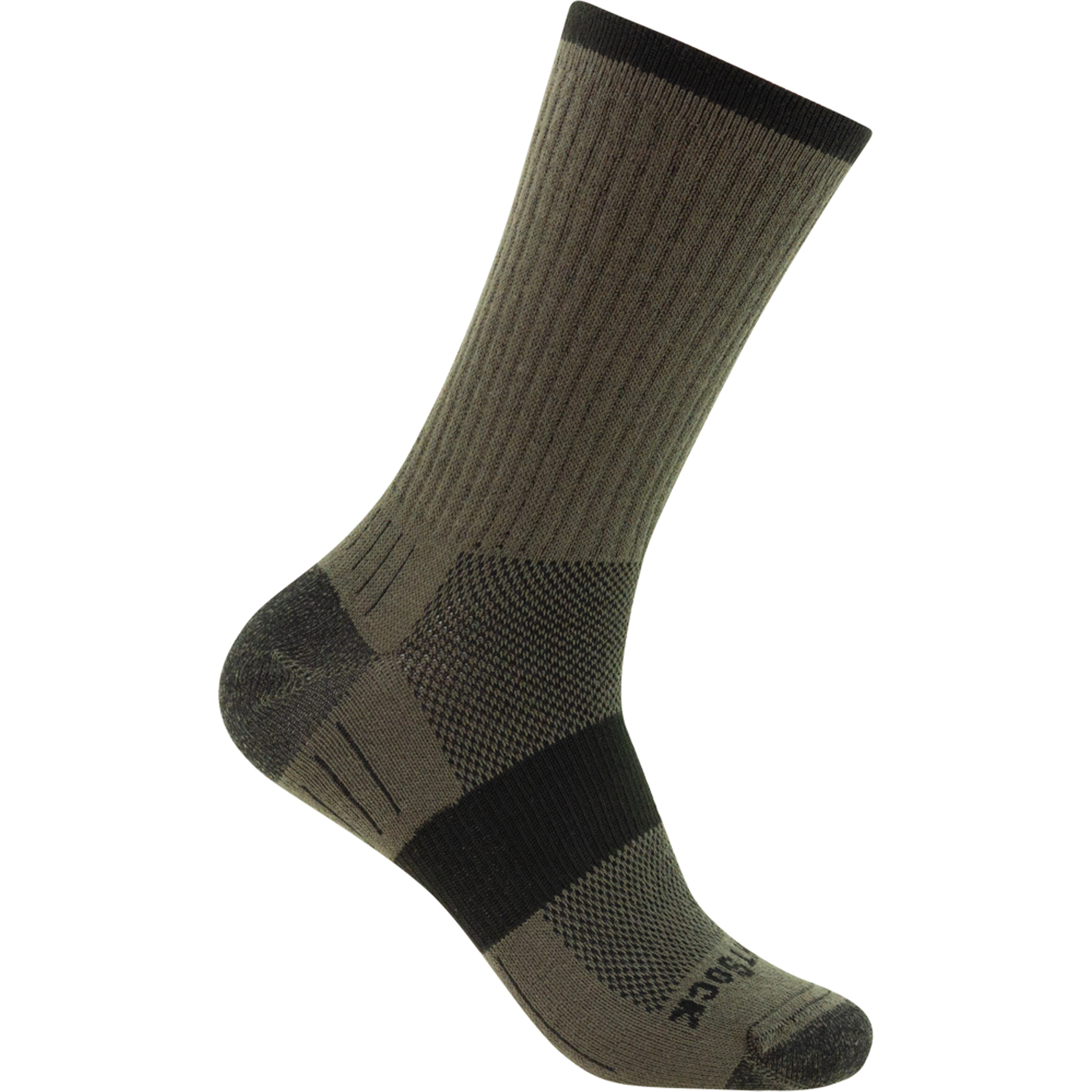Wrightsock Escape Crew Socke Wandersocken oliv Größe 41.5 Camping Widerstandsfähig