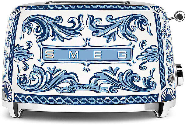 SMEG Toaster 2 Scheiben Dolce & Gabbana TSF01DGBEU Blu Mediterraeo blau EG