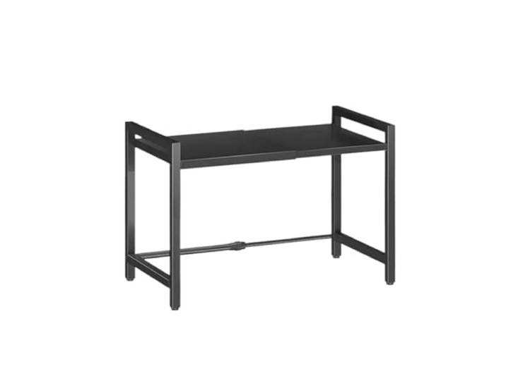 CVdrtyED Mikrowellenregal Mehrschichtiges Bodenstehendes Mikrowellenherdregal for Die Küche, Kostenlose Installation, Ofenlagerregal, Obst- Und Gemüsekorblagerregal Küchenregal Stehend(46cm)