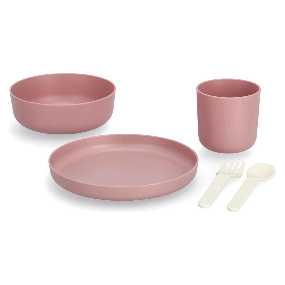 Zeller Present Kinder-Geschirr-Set, 5-tlg., Kunststoff, rosé (14745-135855.1400)