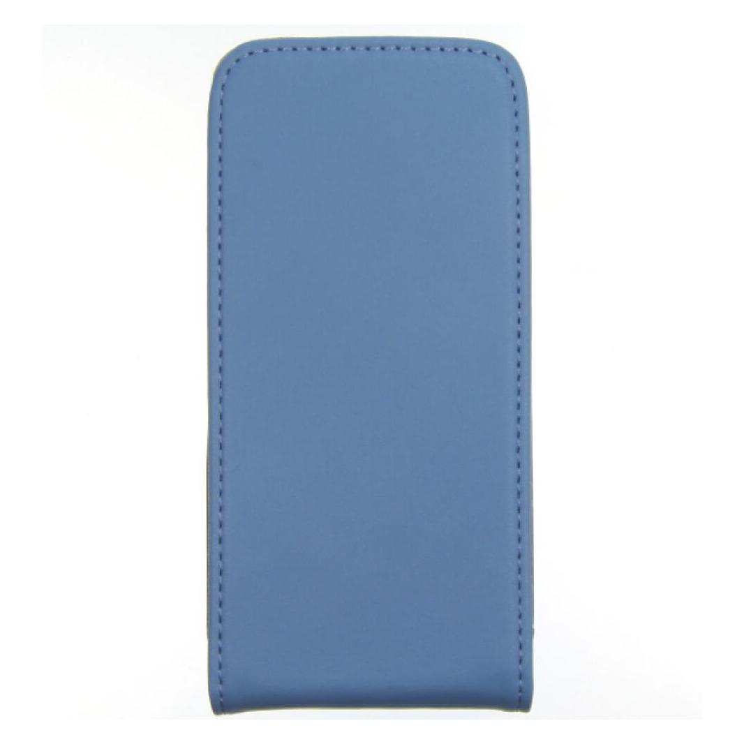 OEM Slim leather Flip Case for iPhone 4/4s - blue (Apple iPhone 4, Apple iPhone 4s) (25440337)