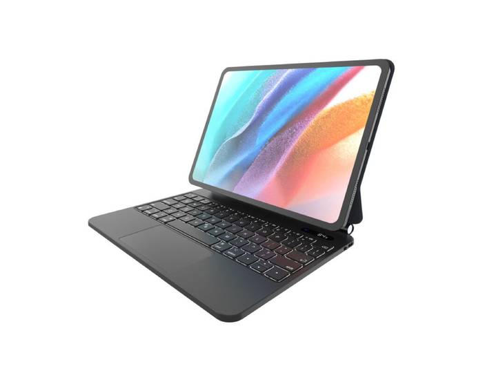 FIXED Typee Clavier pour Apple iPad Pro 11 po M4 2024/M5 2025, Anglais, Noir