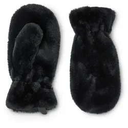 Tchibo - Plüsch-Fäustlinge - Unisex - Gr. 7,5 - schwarz