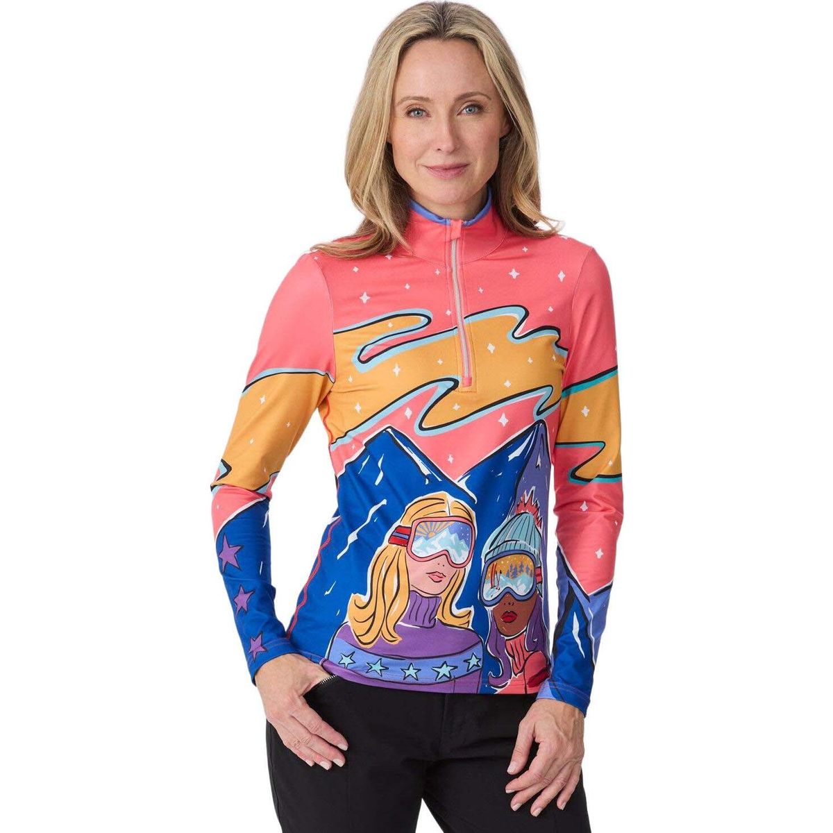 Krimson Klover Ski Besties Top coral (945) XS KK-F26535-945-XS