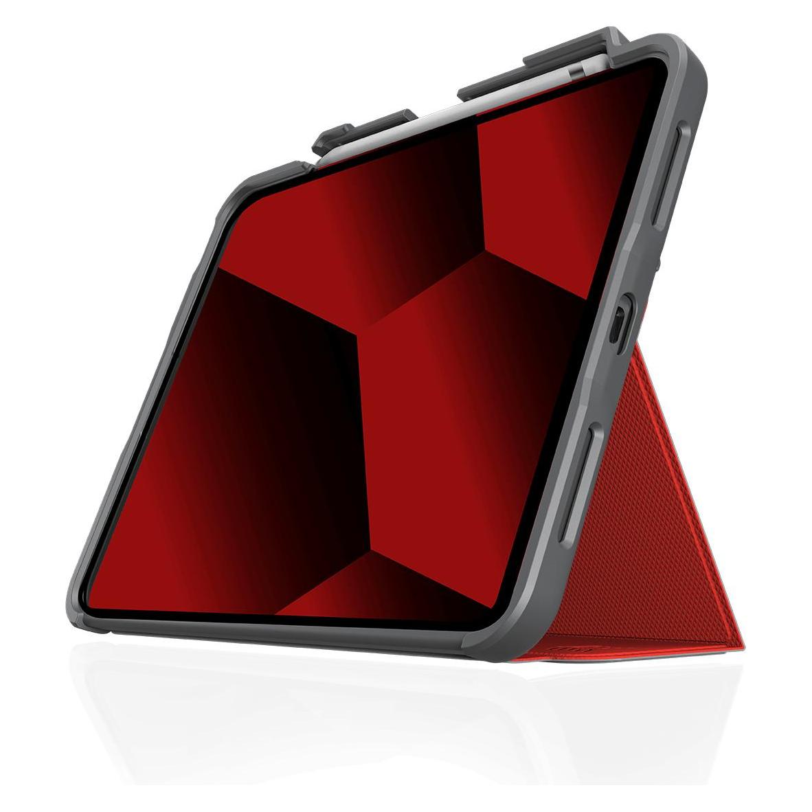 STM FOLIO DUX IPAD 10.9 10TH GEN -RED (Apple iPad 2022 (10. Gen)) (STM-222-388KX-02)