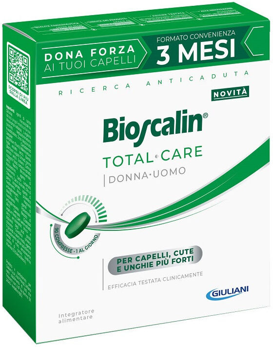Bioscalin Total Care Integratore Capelli E Unghie 90 Compresse