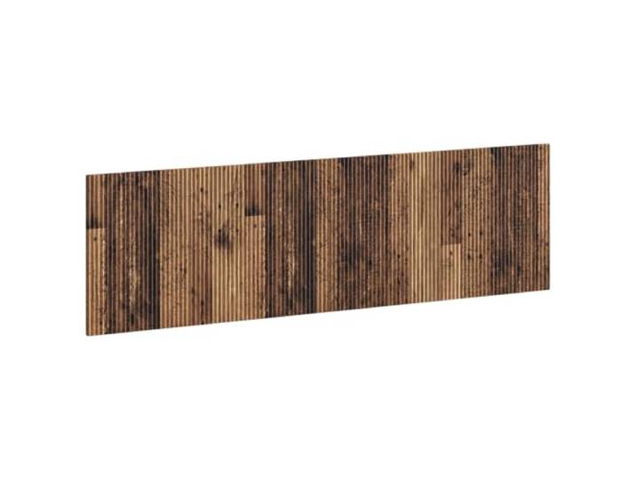 GHVBNMF Wandkopfteil mit Fächern Altholz-Optik 180x50 cm Holzwerkstoff Platzsparendes Wandbett-Rückenteil fürs Schlafzimmer mit integrierten Ablagefächern und pflegeleichter Oberfläche.