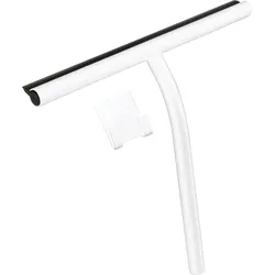 Neuesbad Serie 600 Glasabzieher mit Haken mit 3M Kleber, Oberfläche: weiss matt NB1ADI_A31K1