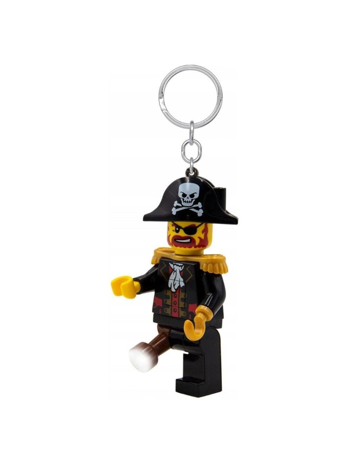LEGO 4006036-LGL-KE23H ICONIC Captain Brickbeard Keychain w/LED ligh