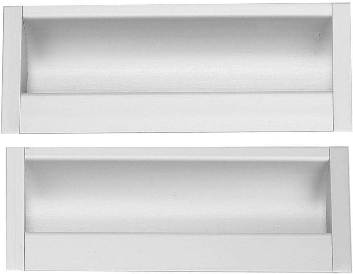 Zilveren ladehandgrepen van aluminium legering met 96 mm hartafstand voor het vernieuwen van meubels