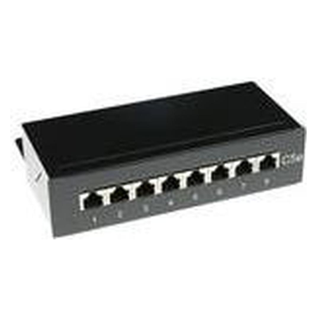 ACT Surface mounted box shielded 8 ports CAT6. Type: CAT6 Mountbox c6 8 prt shielded (FA6001)