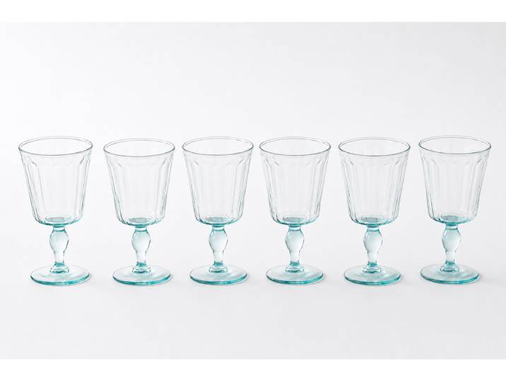 Verre à vin Gomo ensemble de 6 Ø 9cm Vert/Vert