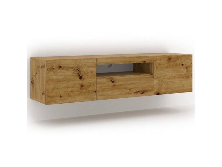 Petits-meubles Tv-Möbel Aurus Holz, Braun, 150x36x37 cm, Wohnzimmer, TV Möbel, TV-Ständer