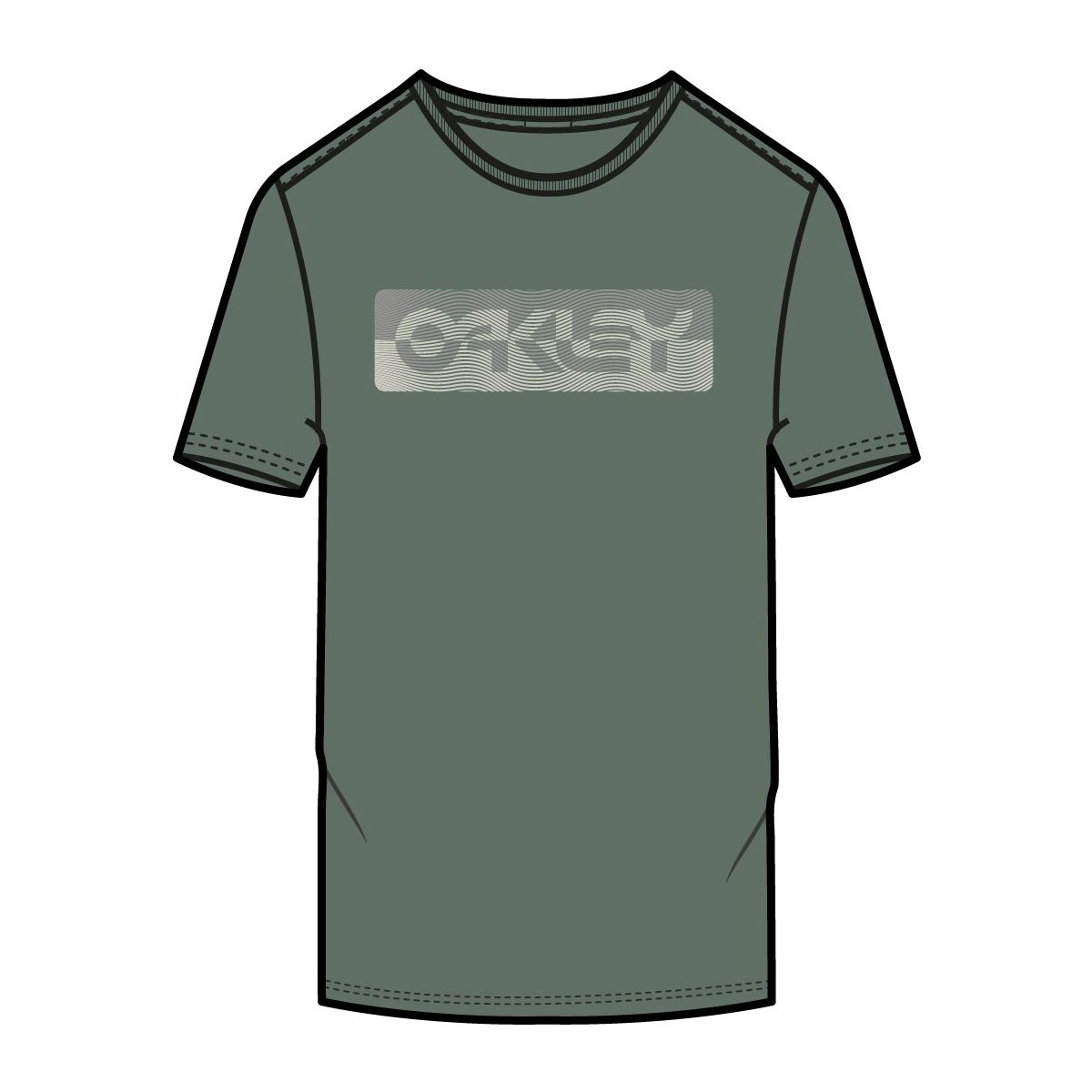 Oakley Duality B1B Tee aviator green (74O) M FOA406159-74O-M