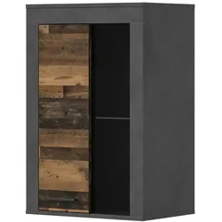 Hängevitrine  Bardenas , schwarz , Maße (cm): B: 60 H: 86