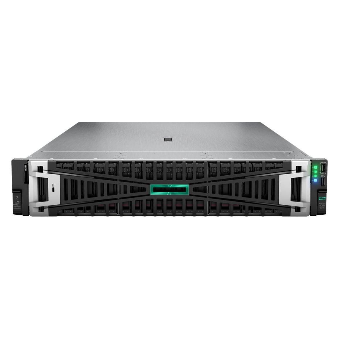 HPE E ProLiant DL380 Gen11, Intel Xeon 5415+ 8-core, 1P, -R, MR408i-o, NC, 8SFF, 100 (Intel Xeon Gold 5415+, 32 GB) (P52564-421)