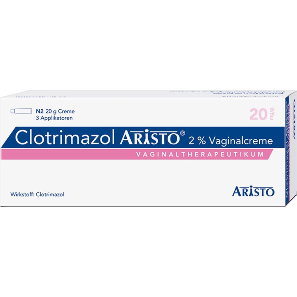 Clotrimazol Aristo 2% Vaginalcreme + 3 Applikat. 20 g