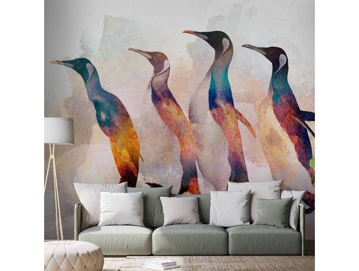 Papier peint intissé Penguin Wandering 200cm