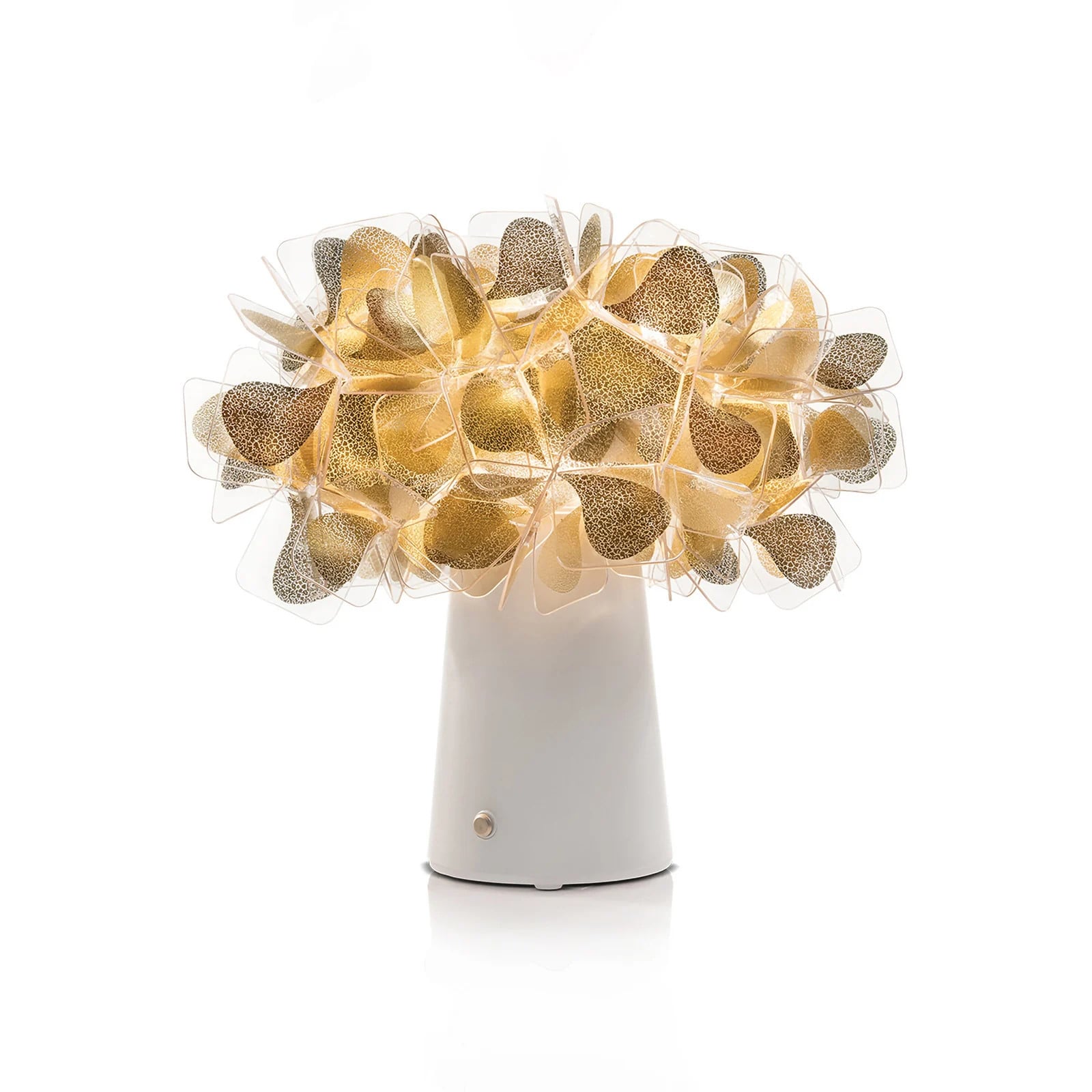 Slamp Clizia Mama Non Mama LED tafellamp - Goud/Wit - Kunststof