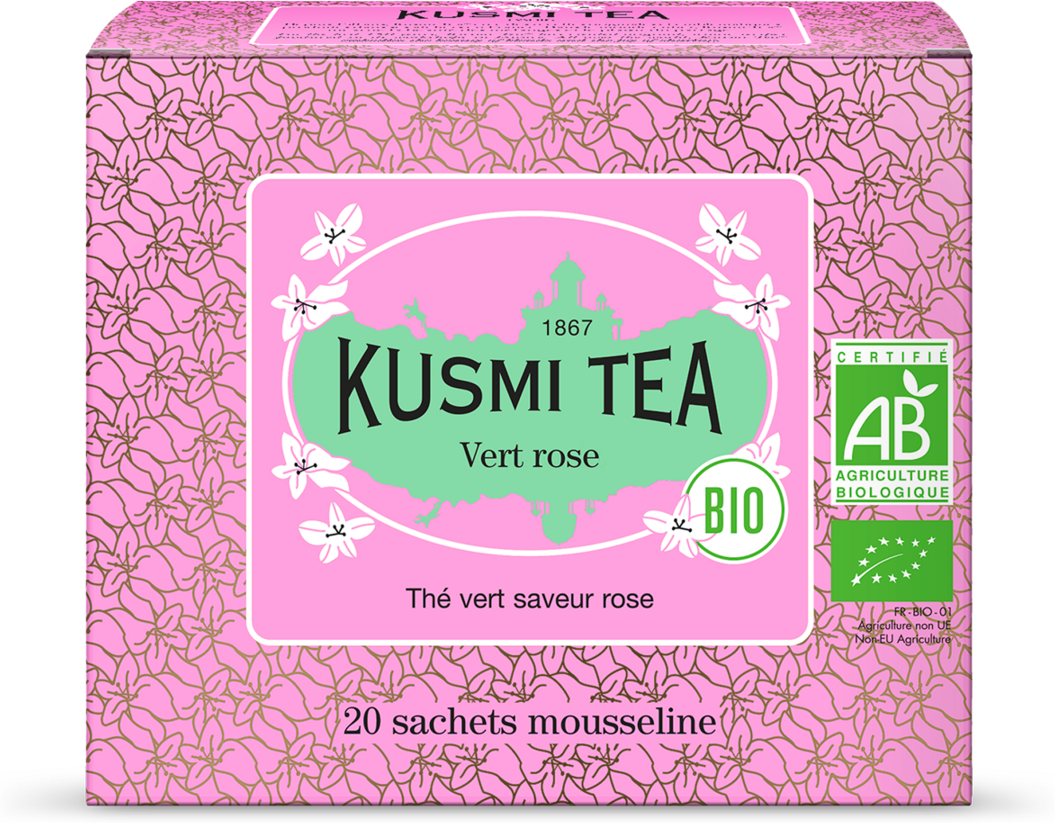 Grüntee Rose - Grüner tee Rose, bio - Kusmi Tea