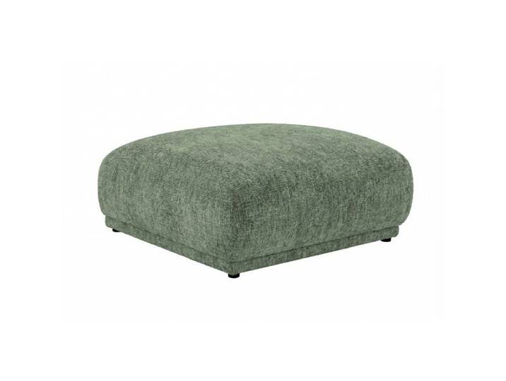 ROSALIE - Pouf en tissu chenille Vert 102x83x46