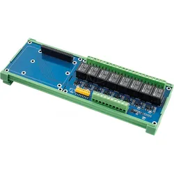 RPI RELAIS 8CH - Raspberry Pi - Relais-Modul, 8 Channel, Hutschiene, HLS8L-DC5V-S