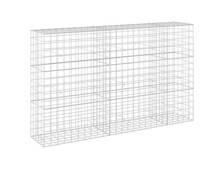 vidaXL Gabione mit 3,5 mm Draht und 10x10 cm Maschen 250x50x150 cm Robuste Konstruktion: Hält allen Wetterbedingungen stand. Einfache Montage: Schneller Aufbau mit Haken- und Clipsystem