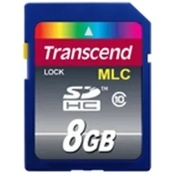 Transcend Flash-Speicherkarte (8 GB, SDHC, U1), Speicherkarte