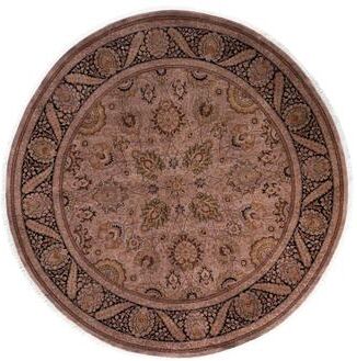 Overton "Overdyed One-of-a-Kind Hand-Knotted Area Rug - Beige - 7' 1"" x 7' 1"""