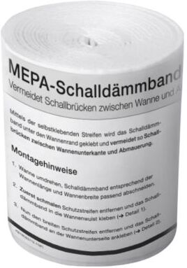 Mepa Schalldämmband selbstklebend 180030 Fixlänge 3,30m