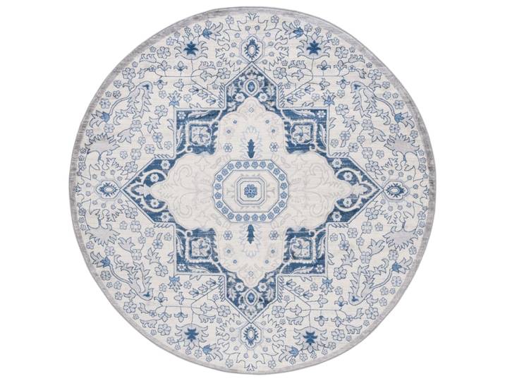 Tapis de transition en polypropylène beige/bleu, 201 cm