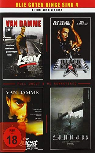 Albert Puyn - van Damme - 4 Filme - 1 DVD (Leon - Black Eagle - The Quest - Slinger) - Preis vom 14.10.2026 23:07:16 h