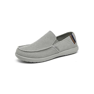 Marineblaue Herren-Slipper, atmungsaktives Obermaterial mit flexibler Passform, bequeme Stützsohle, perfekt für Inseln, Kreuzfahrten, Strandresorts und Urlaub.