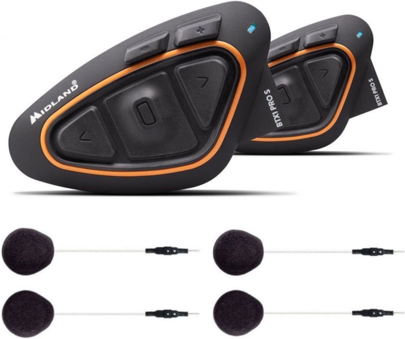 MIDLAND BTX1 Pro S Bluetooth Kommunikationssystem Doppelset