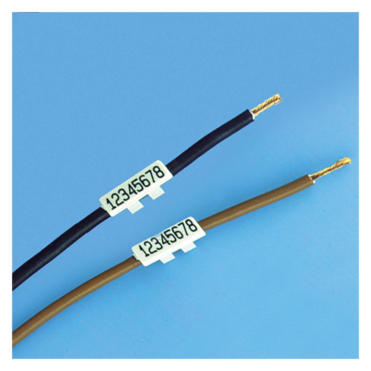 Brady Cable & Wire Tags - 4mm x 11mm (TAGICS1113STICKSWHITE.)