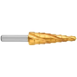 Exact, Bohrereinsatz, Stufenbohrer HSS TiN 4-fach Spiralnute 4-12 mm (4-12mm)