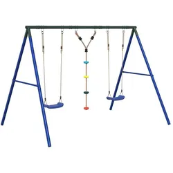 vidaXL Fadenos (2x Schaukelsitz + Scheiben-Schaukel)