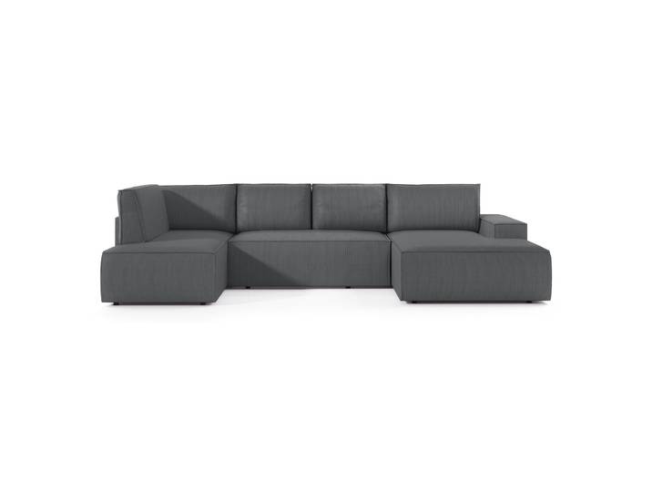 Ecksofa mit Schlaffunktion Farese New U-förmig mit Stauraum,
