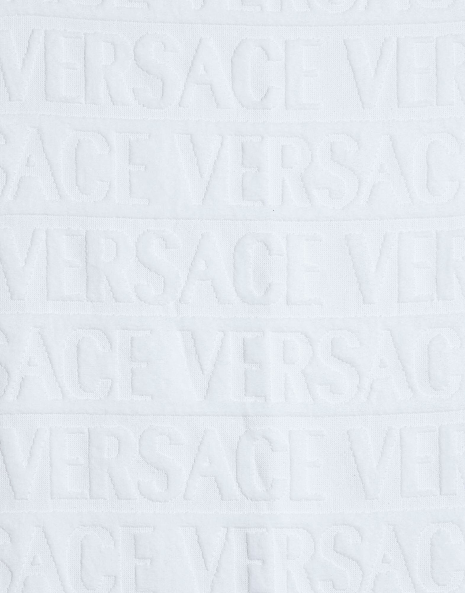 Versace Toalla de baño y de manos Unisex Blanco -- Unisex
