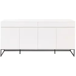 Wohnconcept Sideboard Saposa Lack Weiß